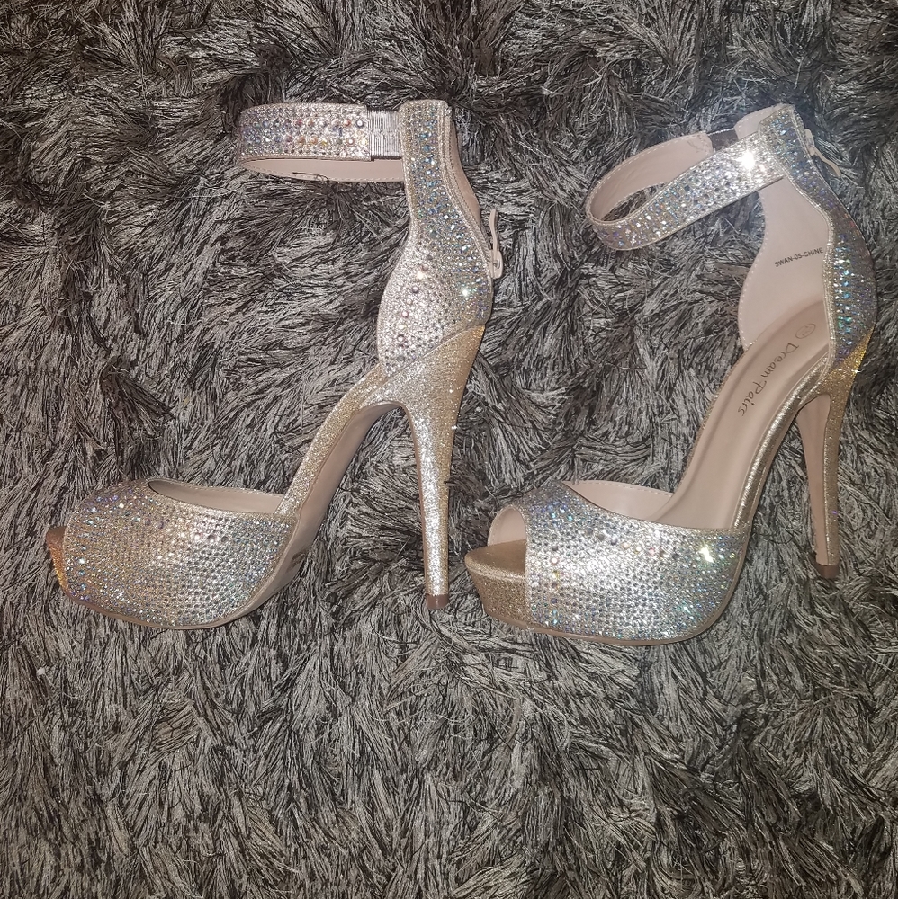 Rhinestone heels - Picture 2 of 6